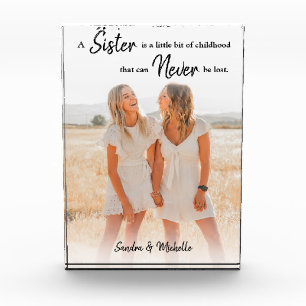 姉 フォトギパーソナライズされたフト フォトブロック