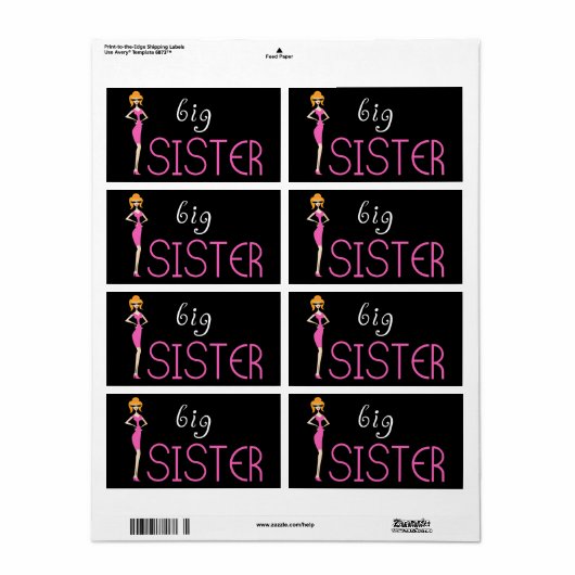 姉 ラベル (フルシート)