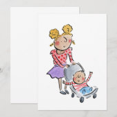 姉 招待状 (正面/裏面)