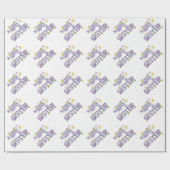 姉、蝶と、ギフト用包装紙 ラッピングペーパー (フラット)