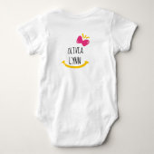 姉Tシャツに昇格 ベビーボディスーツ (裏面)