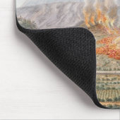 始まったヴェスヴィオの噴火の眺め マウスパッド (コーナー)