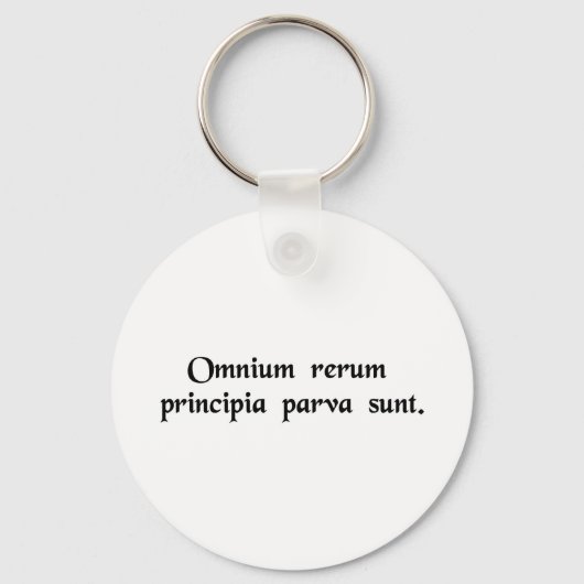 始まりが小さい。 キーホルダー (正面)