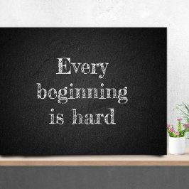 始まりは懸命グラード引用文炭 ポスター