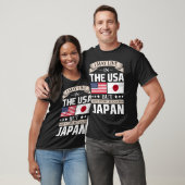 始まりました日本旗のTシャツで米国の物語に住むよろしいです Tシャツ (ユニセックス)