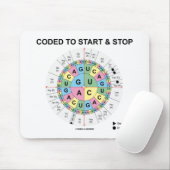 始まり、ストップためにコードされて(Codonの車輪) マウスパッド (マウス)