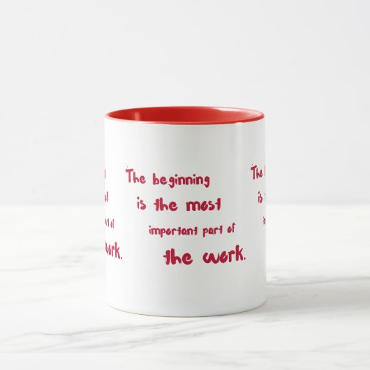 "始まり" - マグカップ (中央)
