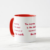 "始まり" - マグカップ (正面左)