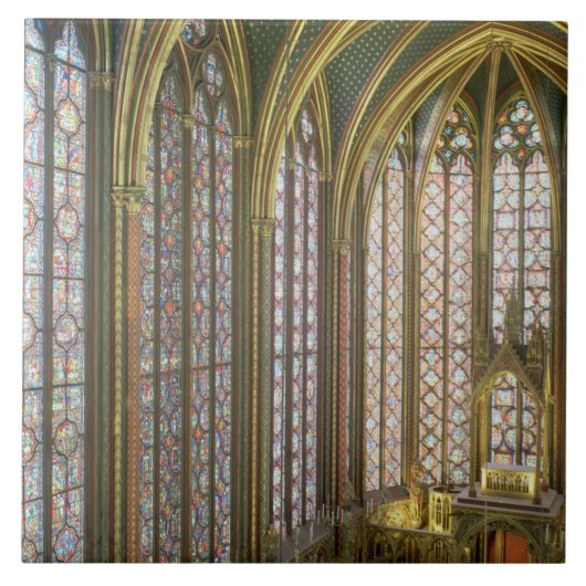 始まる東に見る上部のチャペルのインテリア1 タイル (正面)