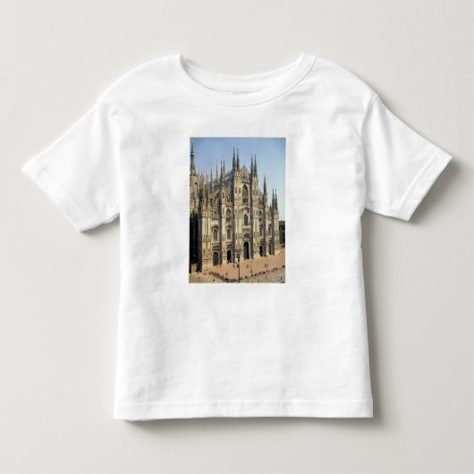 始まる正面の眺め1386年 トドラーTシャツ (正面)