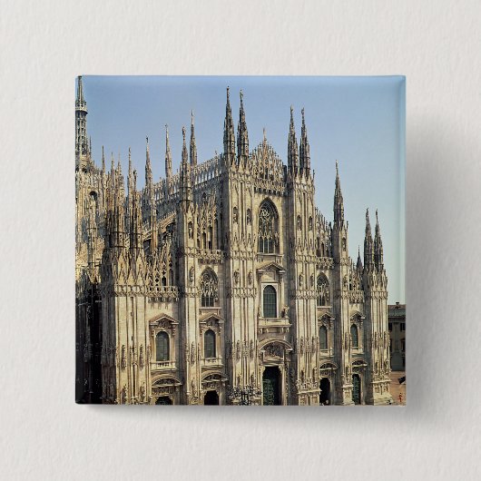 始まる正面の眺め1386年 缶バッジ (正面)