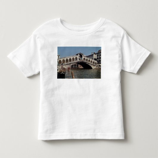 始まるRialto橋1588年 トドラーTシャツ (正面)