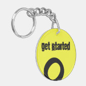 始めて下さい キーホルダー (正面左)