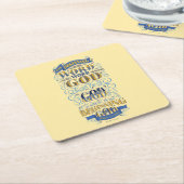 始めで単語はありました スクエアペーパーコースター (アングル)