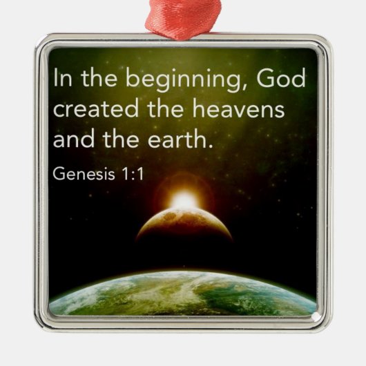 始めのオーナメント メタルオーナメント (正面)