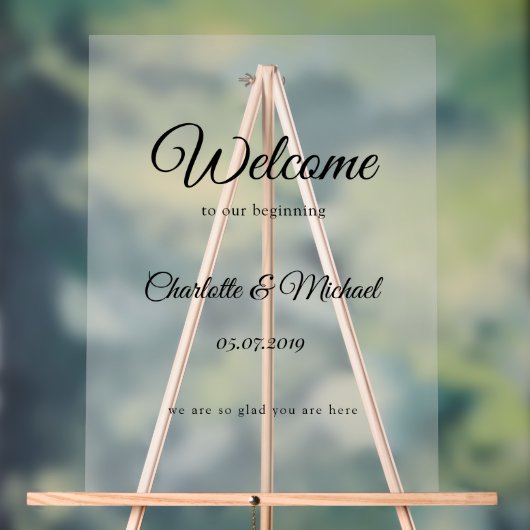 始めよう！ アクリルサイン (ニュートラル)