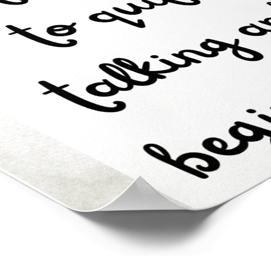 始める方法 ポスター (角)