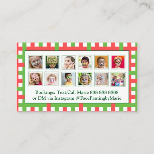 始めろ魔法!カスタム顔絵を描ズ 名刺 (裏面)