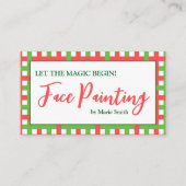 始めろ魔法!カスタム顔絵を描ズ 名刺 (正面)