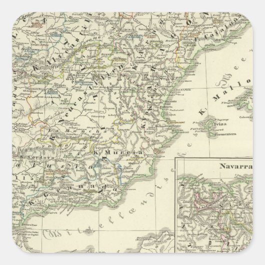 始め以来のイベリア半島 スクエアシール (正面)