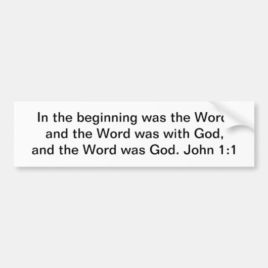 始め(NT) バンパーステッカー (正面)