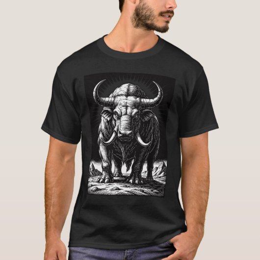 始原の獣ベヒモス Tシャツ (正面)