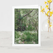 始原風景グリーティングカード カード (黄色い花)