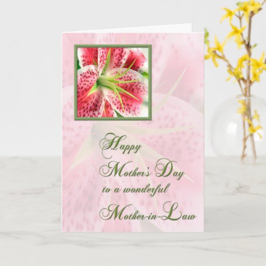 姑の日 カード (黄色い花)