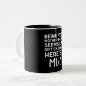 姑はギフトの話が好きだ ツートーンマグカップ (正面左)