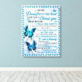 姑への義母プレゼント キャンバスプリント (インサイチュ (ウッドフロア))