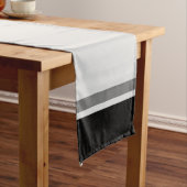 姓が14 x 72インチのグレーテーブルランナー ショートテーブルランナー (インサイチュ)