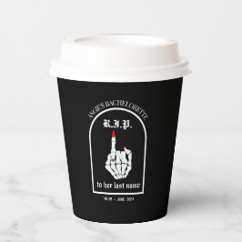 姓にRIPバチェロレッテ紙カップ 紙コップ