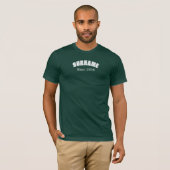 姓のカレッジ風デザイン Tシャツ (正面フル)