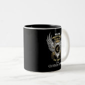 姓の力を甘く見カスタムない ツートーンマグカップ (正面右)