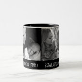 姓の確立された日付6の写真のマグ ツートーンマグカップ (中央)