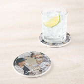 姓カスタム定年写真 コースター (側面)