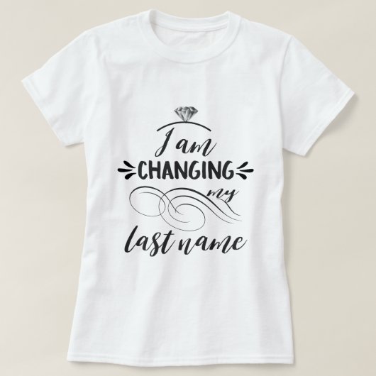 姓クールのタイポグラフィを変更する Tシャツ (デザイン正面)