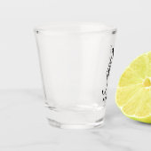 姓パーソナライズされた付きモノグラム文字N ショットグラス (左)