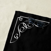 姓名エレガントの制定年 ビーチタオル (インサイチュ)