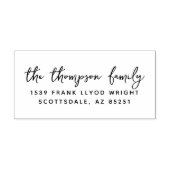 姓差出人住所スタンプ セルフインキングスタンプ (デザイン)