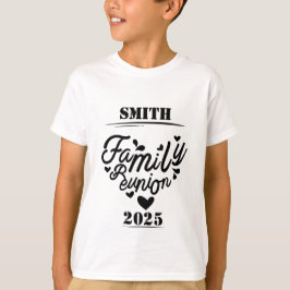 [姓]ファミリ懇親会- [年] Tシャツ