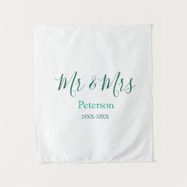 姓 氏 名 結婚 年 ウェディング エンゲージメント タペストリー