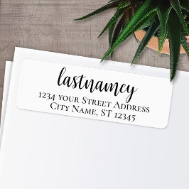 姓 – Nightstarスクリプトカスタム差出人住所 ラベル