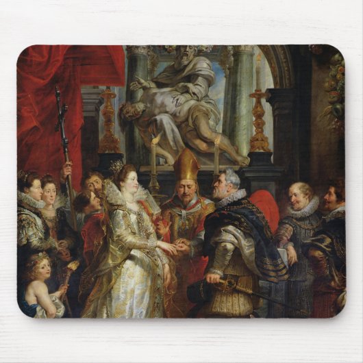 委任状の結婚 マウスパッド (正面)