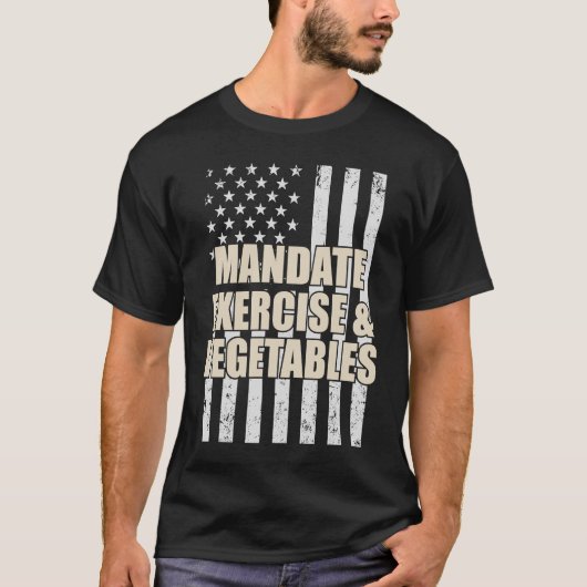 委任状エクササイズ及び野菜 Tシャツ (正面)