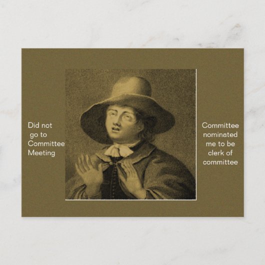 委員会に行かなかった… ポストカード (正面)