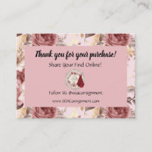 委託デザイン事業の同封カード