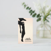 委託販売ブティックショップ、ファッションモデル 名刺 (スタンド正面)