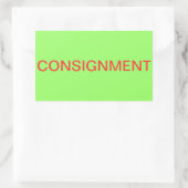 委託販売在庫管理ラベル 長方形シール (バッグ)