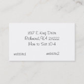 委託販売店 名刺 (裏面)